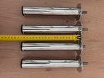 RVS Meubelpoten - 20cm - Nieuw (Set van 4), Huis en Inrichting, Tafelpoot, Rond, Nieuw, Minder dan 50 cm