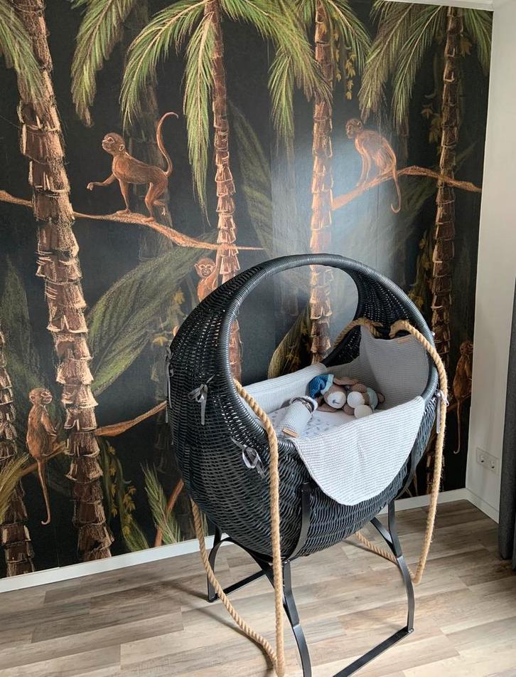 Rotan wieg Celine, Kinderen en Baby's, Babywiegjes en Ledikanten, Gebruikt, Wieg, Ophalen