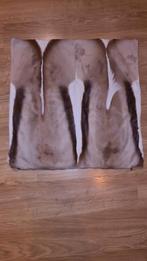 2 kussen vacht te koop, Huis en Inrichting, Ophalen, Vierkant