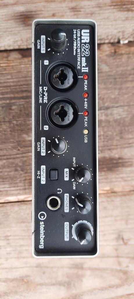 Audio interface Steinberg UR22mkII, Computers en Software, Geluidskaarten, Zo goed als nieuw, Ophalen of Verzenden