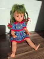 Oude gemerkte schildpad pop roept mama, Verzamelen, Poppen, Ophalen of Verzenden, Gebruikt, Pop