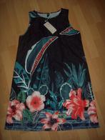 NIEUW! Prachtige romantische zwarte bloem jurk maat XL 44, Verzenden, Nieuw, Maat 42/44 (L), Zwart