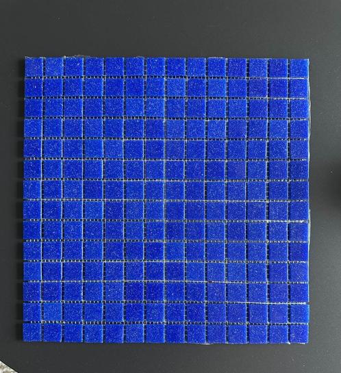 4,5 vierkante meter blauwe mozaiektegeltjes, Doe-het-zelf en Verbouw, Tegels, Nieuw, Wandtegels, Keramiek, 20 tot 40 cm, 20 tot 40 cm