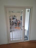 Deurkozijn met zijlicht 137x207, deur 93 breed, Doe-het-zelf en Verbouw, Ophalen, Gebruikt, 80 tot 100 cm, Binnendeur