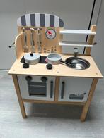 Houten speelgoedkeuken incl accessoires, Kinderen en Baby's, Gebruikt, Speelkeuken, Hout, Ophalen