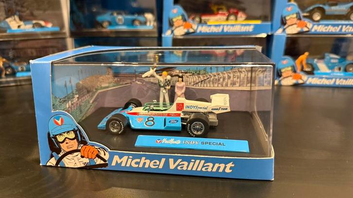 Nr48. Vaillante Indy Special - Michel Vaillant, Hobby en Vrije tijd, Modelauto's | 1:43, Gebruikt, Auto, Overige merken, Ophalen of Verzenden