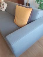 Bank kleur grijs, Huis en Inrichting, Ophalen, Driepersoons, Zo goed als nieuw, Rechte bank