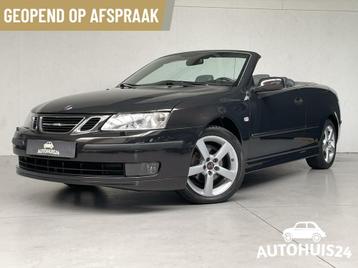 Saab 9-3 Cabrio 1.8t Vector 68dkm|AUTOMAAT|ESPRESSO BLACK beschikbaar voor biedingen