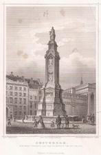 Amsterdam. Monument toegewijd aan den Volksgeest van 1830 en, Antiek en Kunst, Ophalen of Verzenden