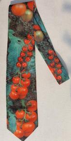 Groene Stropdas met Tomaten Afbeelding, Kleding | Heren, Stropdassen, Ophalen of Verzenden, Groen