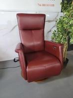 Sta op stoel Prominent Toscana Bordeauxrood op accu, Huis en Inrichting, Fauteuils, Minder dan 75 cm, Leer, Ophalen of Verzenden