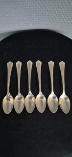 Set van 6 theelepeltjes Alpacca zilver, Antiek en Kunst, Antiek | Bestek, Ophalen of Verzenden