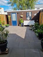 Grijze betontegels 60x60x4 cm.60m2., Tuin en Terras, Tegels en Klinkers, Ophalen