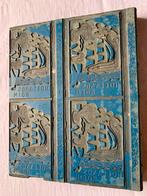 Oude loden drukstempels + alu printplaat, Antiek en Kunst, Kunst | Etsen en Gravures, Ophalen of Verzenden