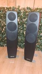 Set van 2 staande JAMO speakers, Ophalen, Zo goed als nieuw, 120 watt of meer, Front, Rear of Stereo speakers