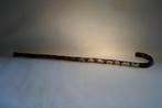 Vintage Wandelstok met 8 Emblemen, Diversen, Wandelstokken, Ophalen of Verzenden, Gebruikt