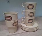 Set Mepal Rosti vintage kopjes. Beige/bruin., Ophalen of Verzenden, Zo goed als nieuw