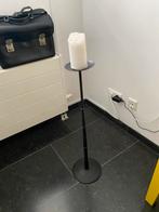 Zwarte stalen kandelaar, Ophalen, Overige materialen, Zwart, Zo goed als nieuw