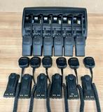 Mooie set Motorola GP-340 portofoons met multilader, Telecommunicatie, Gebruikt, Ophalen of Verzenden, Portofoon of Walkie-talkie