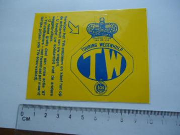 sticker oud TW EMBLEEM Touring Wegenhulp auto oldtimer auto  beschikbaar voor biedingen