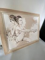 Kunstwerk van Bernard Dufour, Antiek en Kunst, Kunst | Schilderijen | Klassiek, Ophalen of Verzenden