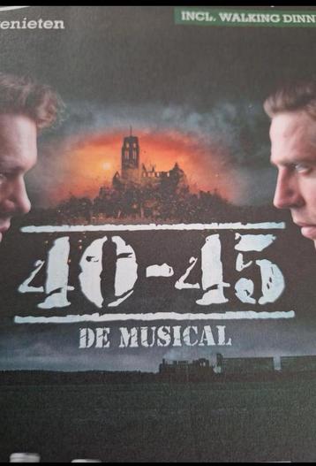 2 Tickets musical 40-45  incl eten&drankjes sligro beschikbaar voor biedingen