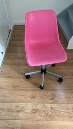 Bureaustoel - gratis, Huis en Inrichting, Ophalen, Gebruikt, Roze, Bureaustoel