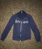 Donkerblauw Benetton vest in maat 122/128, Ophalen, Gebruikt, Meisje, Trui of Vest