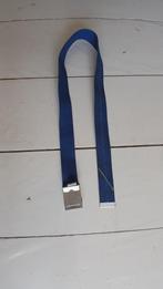 WE Blauwe kinderriem met stoere print 75cm  incl 90cm, Overige kleuren, WE, Minder dan 95 cm, Ophalen of Verzenden