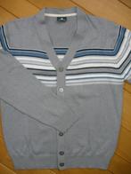 KINGFIELD vest grijs met strepen maat S, Kleding | Heren, Ophalen of Verzenden, Zo goed als nieuw, Grijs, Kingfield