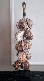 👌Bruine grote tijgerschelpen ketting streng | bali chique, Nieuw, Ophalen of Verzenden, X, X