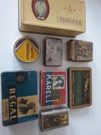Oude vintage blikken sigarenblikjes tabaksdoosje tabak, Verzamelen, Ophalen of Verzenden