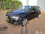 Audi A3 1.4 TFSI S-Line Automaat Navi Clima (bj 2010), Auto diversen, Schadeauto's, Automaat, Overige carrosserieën, Blauw, Benzine