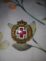 Nederlandse rode kruis baret embleem, Verzamelen, Ophalen of Verzenden, Landmacht, Nederland, Embleem of Badge
