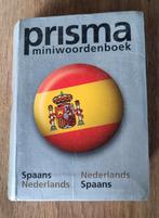 Prisma miniwoordenboek Spaans Nederlands, Boeken, Nederlands, Ophalen of Verzenden, Zo goed als nieuw, Van Dale