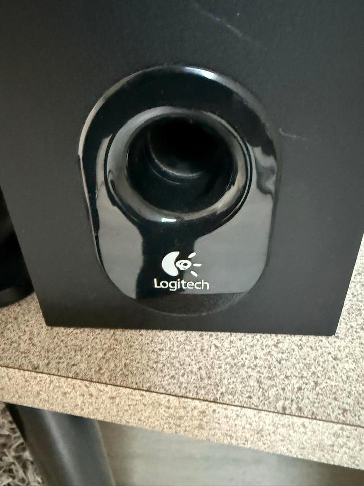 Logitech X-230 Speakerset - Krachtig Geluid!, Computers en Software, Pc speakers, Gebruikt, Audiokanaal 2.1, Ophalen
