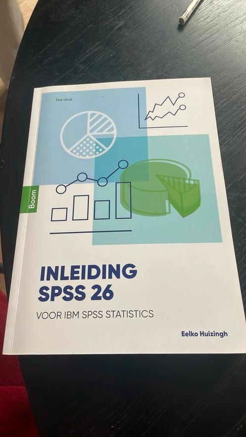 Eelko Huizingh - Inleiding SPSS 26, Boeken, Schoolboeken, Zo goed als nieuw, Nederlands, Overige niveaus, Ophalen of Verzenden