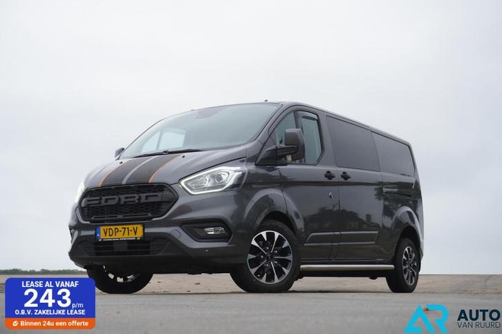 Ford Transit Custom 320 2.0 TDCI L2H1 * Dubbele cabine *, Auto's, Bestelauto's, Bedrijf, Te koop, ABS, Achteruitrijcamera, Airconditioning