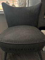 Riverdale grijs jeans vintage fauteuil, Ophalen, Zo goed als nieuw, Stof, 50 tot 75 cm