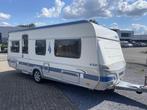 Fendt Topas 550 TG Mover DWT v.t. + uitbouw, Caravans en Kamperen, Caravans, Overige typen, Rondzit, Bedrijf, Schokbreker