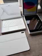 Apple iPad A16 256GB Blauw + Magic Keyboard (ZGAN), Computers en Software, Apple iPads, 10 inch, Ophalen of Verzenden, Zo goed als nieuw