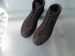 Santoni AMG 45 hoge suede sneakers. Zwart. Mat 45, Zwart, Ophalen of Verzenden, Sneakers of Gympen, Santoni