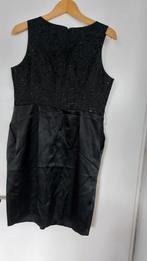 Te koop gala zwart jurk, Ophalen of Verzenden, Zo goed als nieuw, Zwart, Onder de knie
