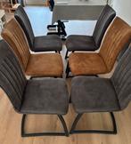6 eetkamerstoelen, Huis en Inrichting, Stoelen, Ophalen, Gebruikt, Stof, Vijf, Zes of meer stoelen