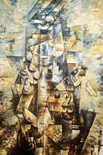Georges Braque - Man met gitaar - schilderij repro op canvas, Antiek en Kunst, Kunst | Schilderijen | Modern, Ophalen