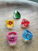 Nieuwe kunststof ring diverse kleuren, Sieraden, Tassen en Uiterlijk, Ringen, Kunststof, Overige kleuren, Nieuw, Ophalen of Verzenden