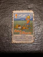 Colombia sluitzegel - Liga Antituberculosa 1943, Ophalen of Verzenden, Postfris, Zuid-Amerika