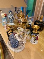 Diverse Collectie Porseleinen Figuren en Servies, Antiek en Kunst, Ophalen