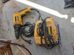 Dewalt decoupeerzaag en Schroefmachine, Doe-het-zelf en Verbouw, Gereedschap | Overige machines, Ophalen of Verzenden, Gebruikt