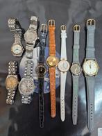 Partij horloges lot watches verzameling, Sieraden, Tassen en Uiterlijk, Horloges | Dames, Overige merken, Staal, Verzenden, Met strass
